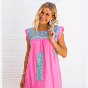 J Marie resort summer embroidered L